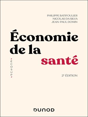 cover image of Economie de la santé